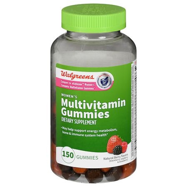 Walgreens Women's Multivitamin Gummies (75 days) Natural Berry Flavor, 150.0 ea