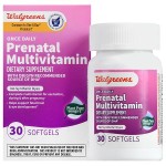 Walgreens Once Daily Prenatal Multivitamin Softgels (30 days), 30.0 ea