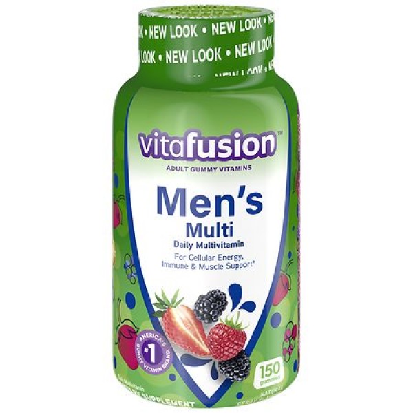 Vitafusion Men's Gummy Vitamins Berry, 150.0 ea
