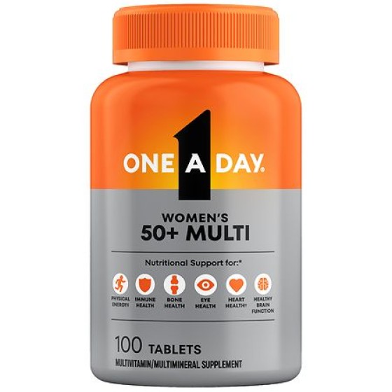 One A Day Multi-Vitamin Tablets for Women 50+, 100.0 ea